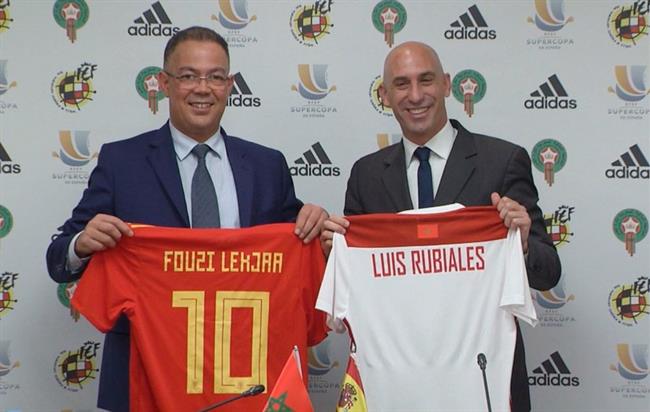 Luis Rubiales y Fouzi Lekjaa Supercopa Tánger | RFEF ep luis rubialesfouzi lekjaa supercopa tanger