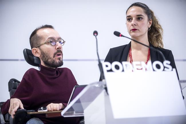 Pablo Echenique y Noelia Vera, coportavoces de la Ejecutiva de Podemos | DANI GAGO/PODEMOS ep pablo echeniquenoelia vera coportavocesla ejecutivapodemos