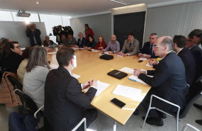 ep reunion en la conselleria de sanidade en relacion al dispositivo por el coronavirus