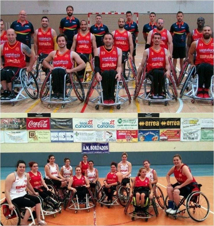 Selección masculina y femenina española en silla de ruedas | EUROPA PRESS ep seleccion masculinafemenina espanolasillaruedas