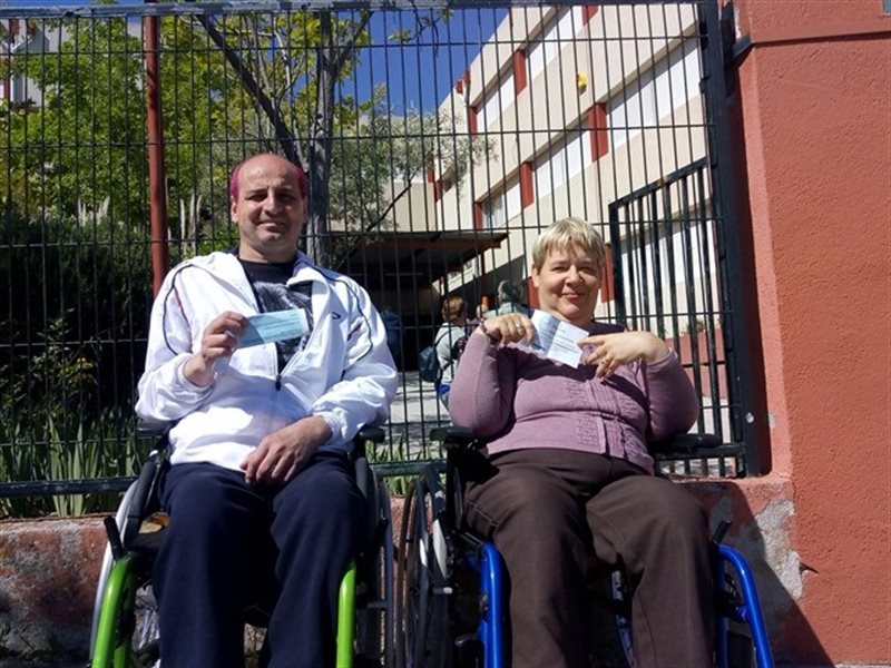 ep tomas y virginia antes de votar el pasado 28 de abril