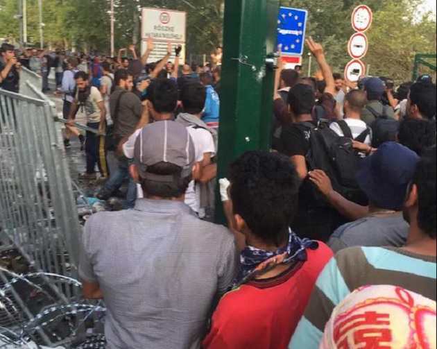 refugiados, hungria, frontera