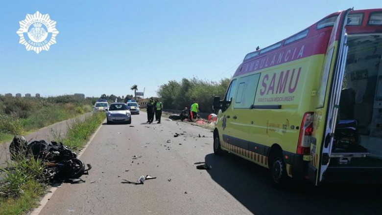 ep accidente en el camino la ratja de benicssim