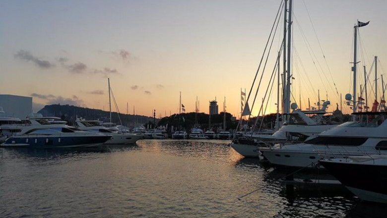 ep archivo - imagen de barcos en una marina