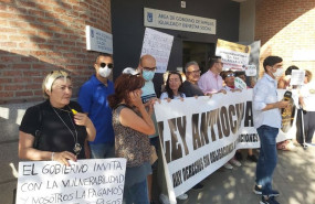ep archivo   una concentracion de afectados por la ocupacion