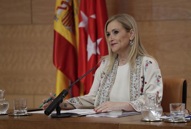 Cifuentes en rueda de prensa | COMUNIDAD DE MADRID ep cifuentesruedaprensa