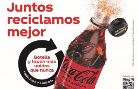 ep coca cola lanza en espana sus nuevos tapones adheridos a sus botellas
