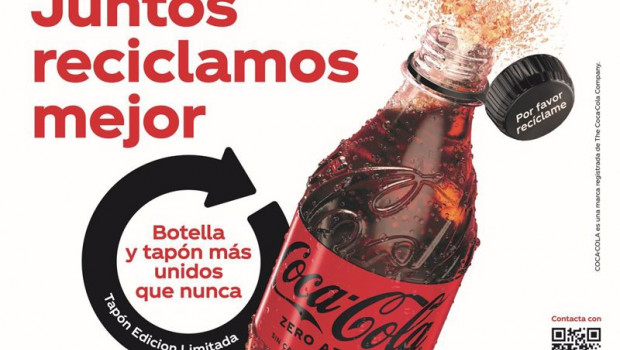 ep coca cola lanza en espana sus nuevos tapones adheridos a sus botellas