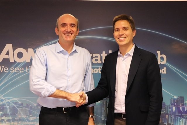 ep eduardo davila ceo aon iberia y middle east e inaki berenguer ceo y cofundador de coverwallet