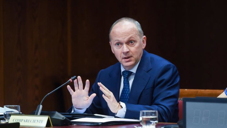El Consejero Delegado de Redeia, Roberto García Merino, comparece ante la Comisión de Investigación sobre el apagón, en el Senado, a 18 de noviembre de 2025, en Madrid (España). García Merino a comparecido para explicar el esquema de toma de decisiones de | Gustavo Valiente - Europa Press ep el consejero delegado de redeia roberto garcia merino comparece ante la comision de investigacion