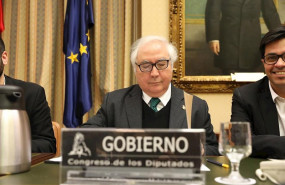 ep el ministro de universidades manuel castells durante su comparecencia en el congreso la semana