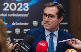 ep el presidente de la ceoe antonio garamendi en un encuentro organizado por amchamspain y europa