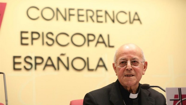 ep el presidente de la conferencia episcopal espanola cee el cardenal ricardo blazquez durante la
