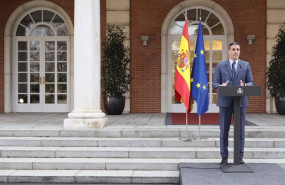 ep el presidente del gobierno pedro sanchez realiza una declaracion institucional sobre la situacion
