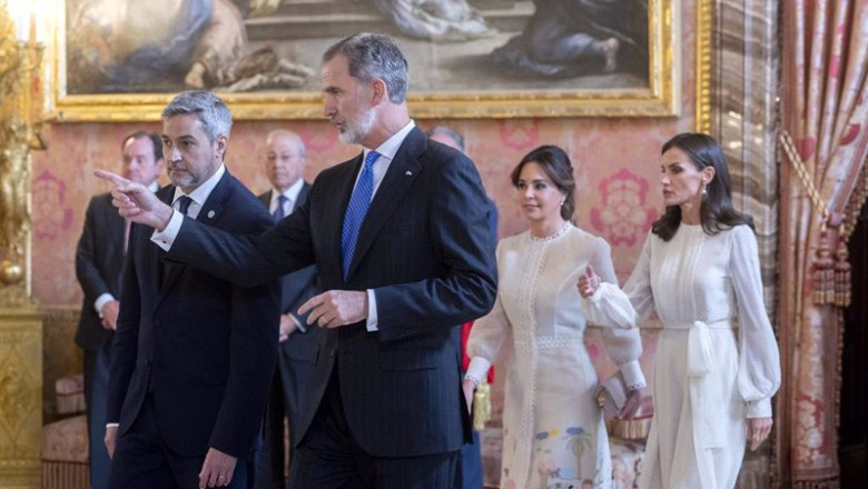 ep el rey felipe vi y la reina letizia reciben al presidente de la republica del paraguay mario ep el rey felipe vi y la reina letizia reciben al presidente de la republica del paraguay mario
