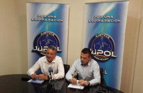 ep el secretario general de jupol jose maria garcia y el responsable de comunicacion pablo perez