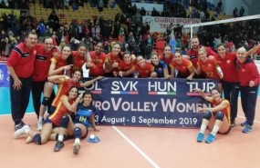 ep espana vencerumaniadisputara proximo europeovoleibol femenino