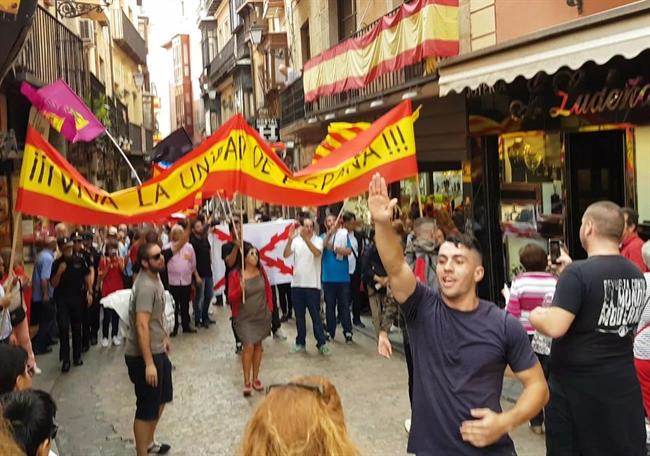 Fascistas en Toledo | EUROPA PRESS ep fascistastoledo