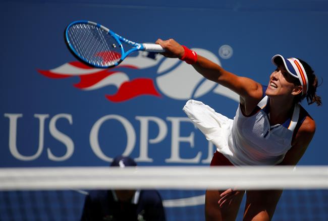 Garbiñe Muguruza en el US Open de 2017 | REUETRS / MIKE SEGAR ep garbine muguruzaus open2017
