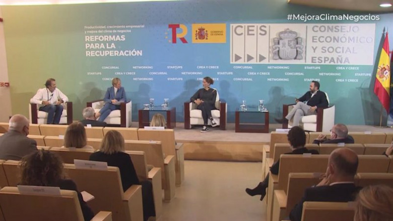 ep imagen de la ultima mesa del evento reformas para la recuperacion organizado por el consejo