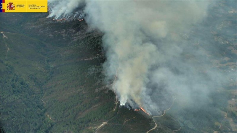 ep incendios ocurridos este sabado en las provincias de lugo y ourense