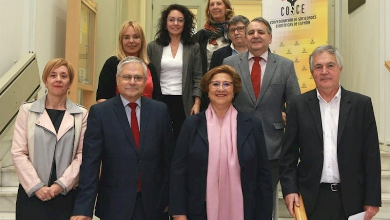 Juan José Moreno (PSOE), Noelia López (Cs) y Gemma Heras-Juaristi (Unidas Podemos) en el debate electoral organizado por COSCE, FACME, SOMMa y CRUE | COSCE ep juan jose moreno psoe noelia lopez cs y gemma heras-juaristi unidas podemos en el debate
