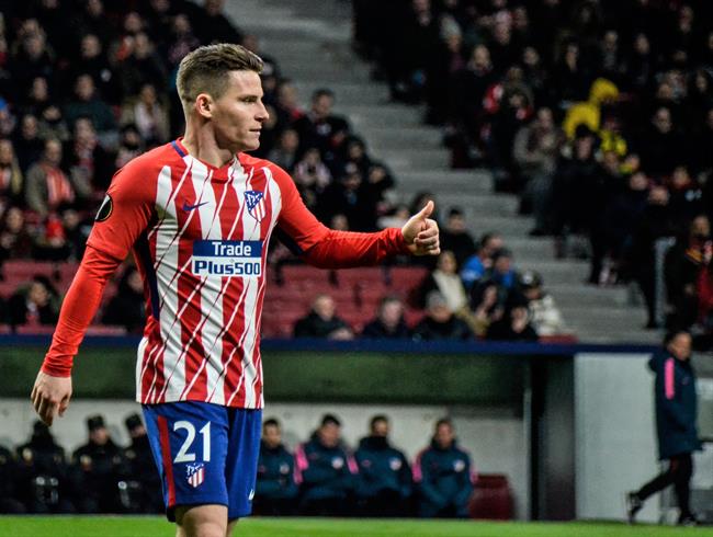 Kevin Gameiro levanta el pulgar | EUROPA PRESS ep kevin gameiro levantapulgar