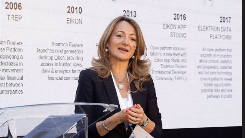 La directora general de Europa continental de Refinitiv, Eduarda Sampaio. | REFINITIV ep la directora general de europa continental de refinitiv eduarda sampaio