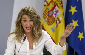 ep la ministra de trabajo yolanda diaz comparece en rueda de prensa tras el consejo de ministros