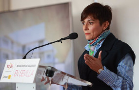 ep la ministra de vivienda y agenda urbana isabel rodriguez durante la colocacion de primera piedra