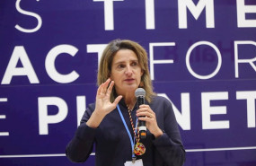 ep la ministra para la transicion ecologica en funciones teresa ribera en la duodecima jornada de la