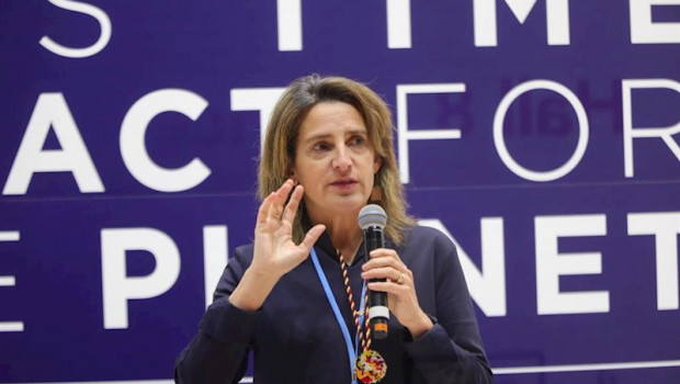 ep la ministra para la transicion ecologica en funciones teresa ribera en la duodecima jornada de la