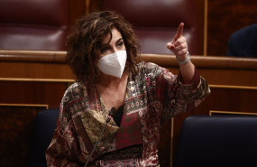 ep la ministra portavoz y ministra de hacienda maria jesus montero interviene durante una sesion de ep la ministra portavoz y ministra de hacienda maria jesus montero interviene durante una sesion de