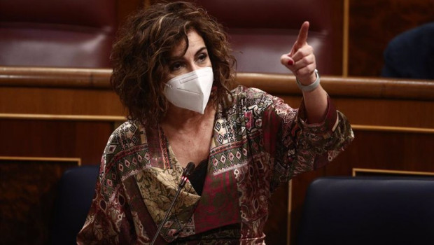 ep la ministra portavoz y ministra de hacienda maria jesus montero interviene durante una sesion de
