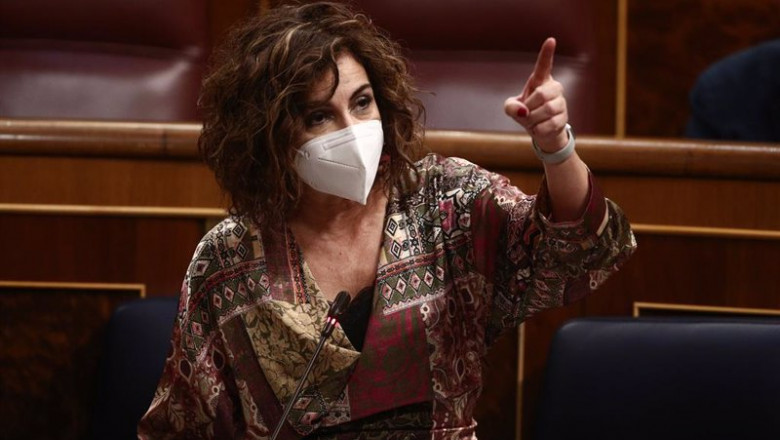 La ministra de Hacienda y portavoz del Gobierno, María Jesús Montero. | EUROPA PRESS/E. Parra. POOL - Europa Press ep la ministra portavoz y ministra de hacienda maria jesus montero interviene durante una sesion de