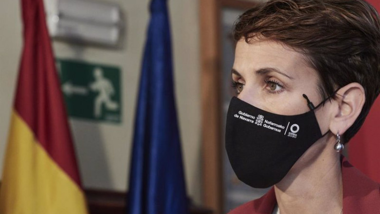 La presidenta del Gobierno de Navarra, María Chivite. | Eduardo Sanz - Europa Press ep la presidenta del gobierno de navarra maria chivite 20211214134403