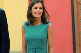 ep la reina letizia en el palacio del pardo durante la reunion anual con los miembros de los
