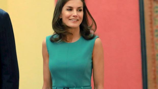 ep la reina letizia en el palacio del pardo durante la reunion anual con los miembros de los