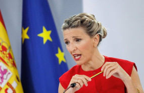 ep la vicepresidenta segunda y ministra de trabajo y economia social yolanda diaz este martes en la