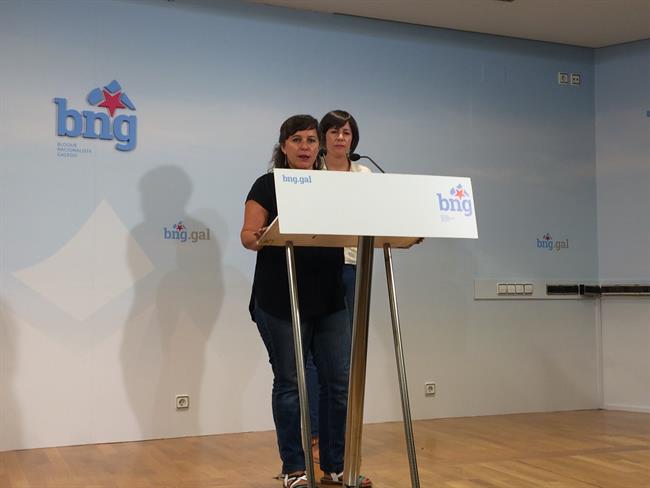 Las nacionalistas Ana Miranda y Ana Pontón en una rueda de prensa | EUROPA PRESS ep las nacionalistas ana mirandaana pontonuna ruedaprensa