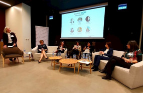 ep las seis rectoras participantes en el debate puesto en marcha por la fundacion cyd sobre igualdad
