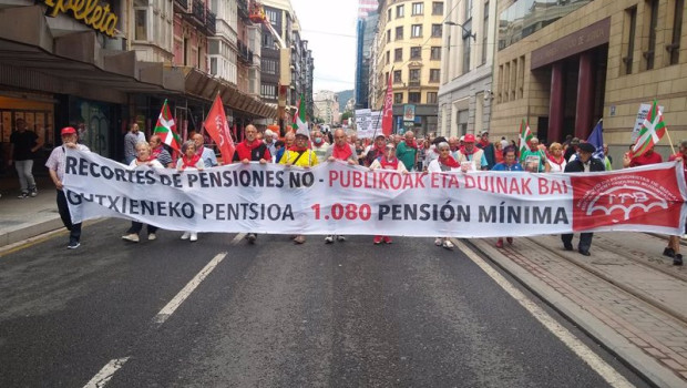 ep manifestacion de pensionistas en aste nagusia