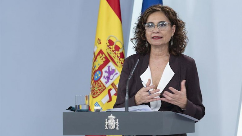 María Jesús Montero en rueda de prensa en La Moncloa | POOL EUROPA ep maria jesus montero en rueda de prensa en la moncloa
