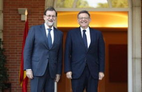 ep mariano rajoy recibepresidentela generalitat valenciana ximo puig