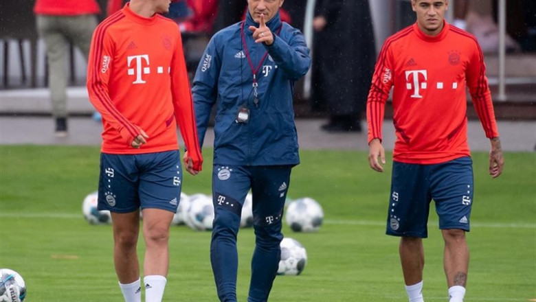 ep niko kovac da indicacionesphilippe coutinhomichael cuisance duranteentrenamientobayern