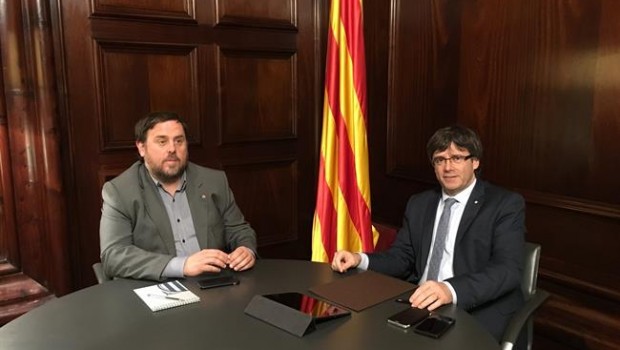 ep oriol junqueras y carles puigdemont