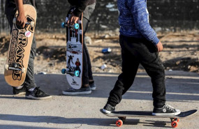 ep skateboard culture in gaza
