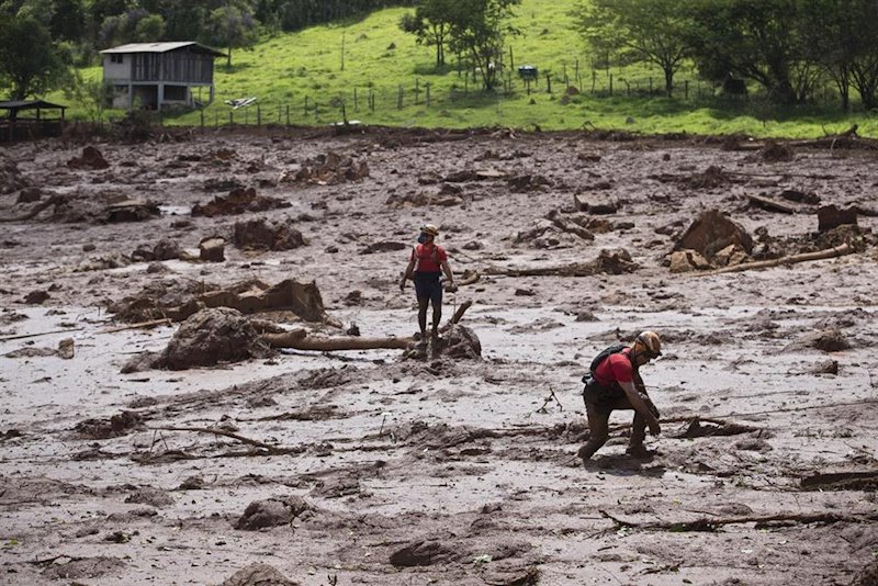 ep desastre causado por el colapso de la presa de brumadinho brasil