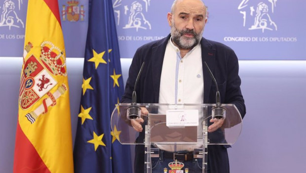 ep el portavoz del bng en el congreso nestor rego interviene durante una rueda de prensa en el