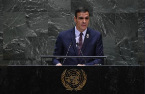 ep el presidente del gobierno en funciones pedro sanchez en su discurso ante la asamblea general de